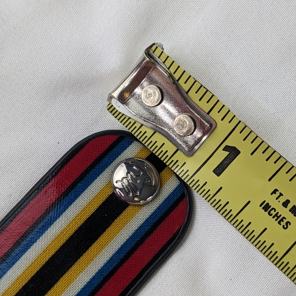 Vera Bradley NWT Candy Bracelet Barcelona stripes 8 inch red yellow blue white - Picture 11 of 12